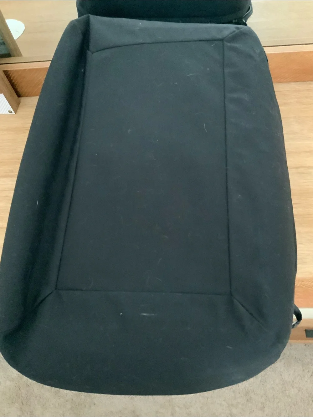 Men's Black Padded Backpack - Everyday Travel Pack